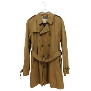 Burberry Brit Trench Coat Women's Double Breasted Belted Long‎ Sleeve Jacket